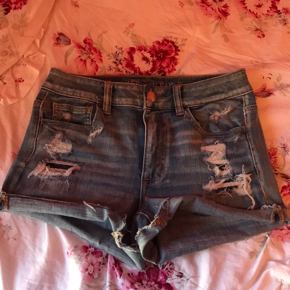 High waisted short shorts